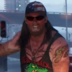 Portrait of Crotch Grab Guy